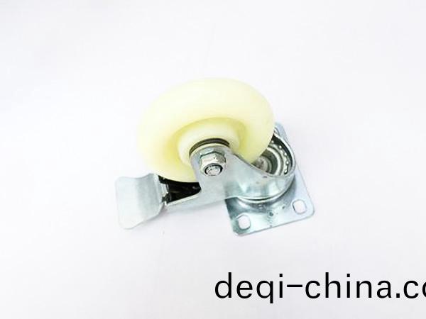 雙軸承白尼龍(long)輪應用